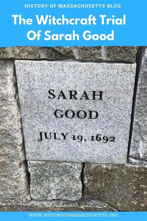 The Mysterious Life and Fate of Sarah Good